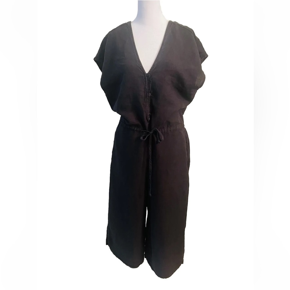 Cloth & Stone Women Romper Linen Black Size S